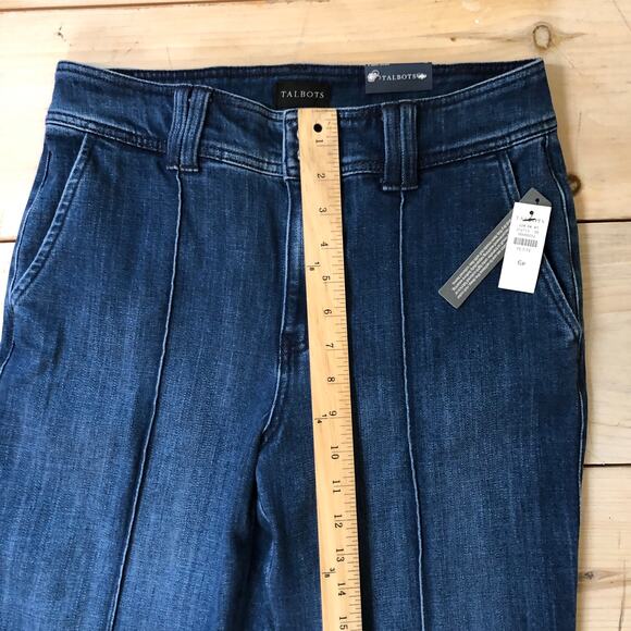 Talbots NWT Women's Petite Flare Jean Size 6P - Picture 11 of 11